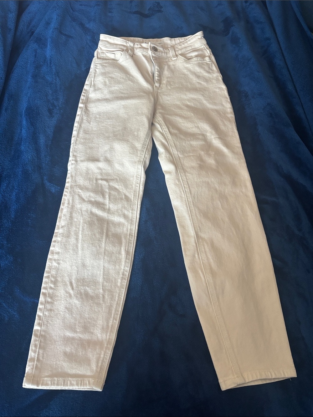 Mango New Mom Jeans white size 2, EUR 34